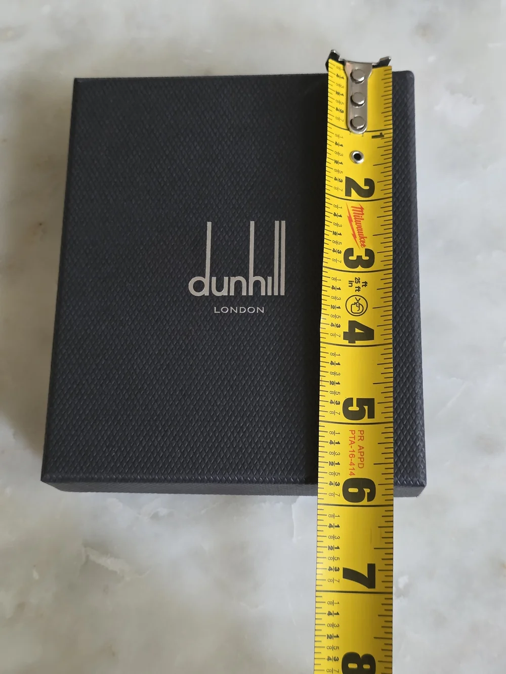 Dunhill Black Textured Card Holder Gift Box Set